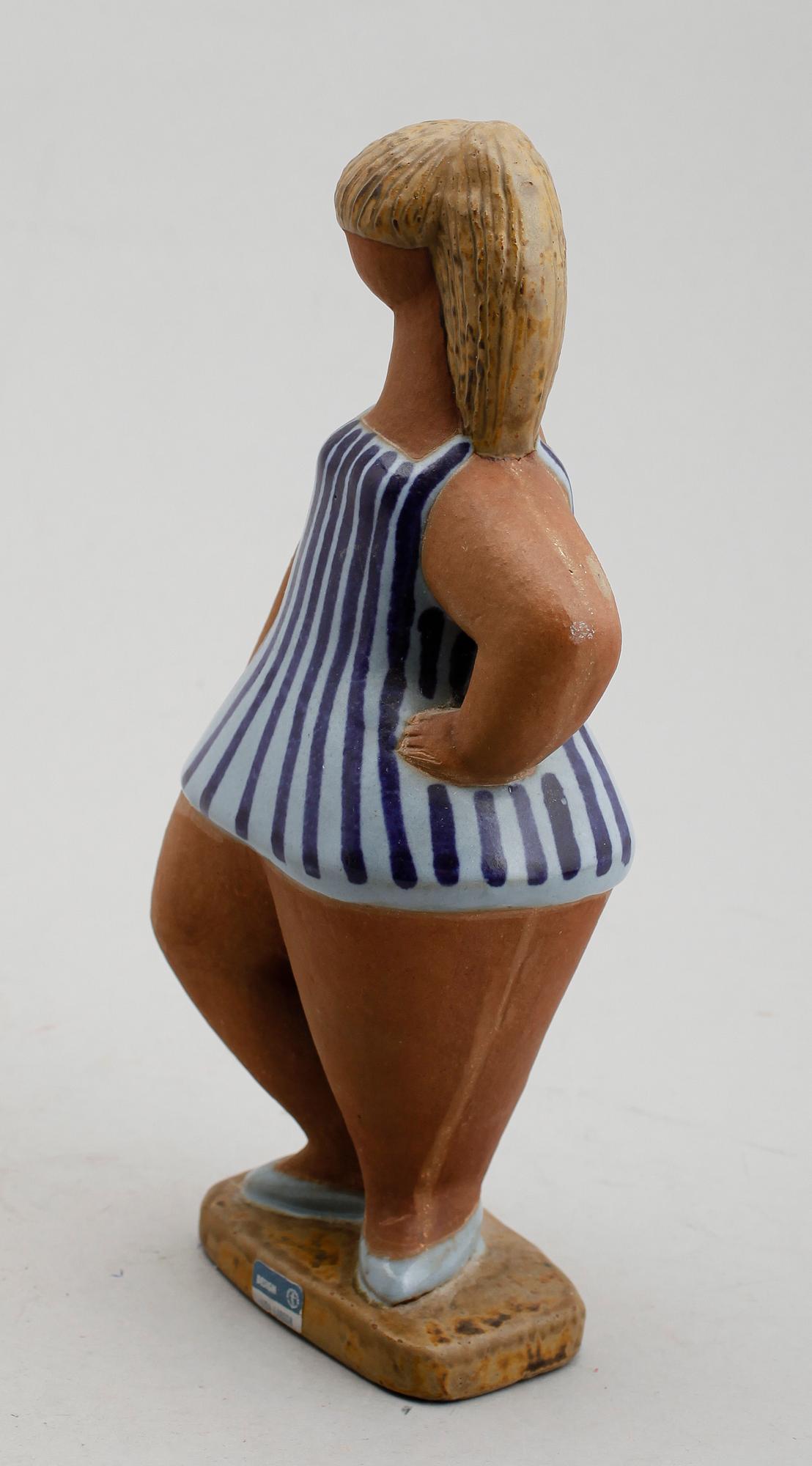 FIGUR, stengods, "Dora", Lisa Larson, Gustavsberg.