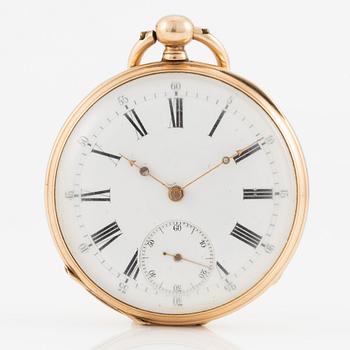Fickur, 14K guld, nyckeldragare, 44 mm.