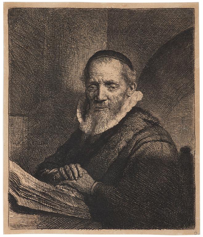 Rembrandt Harmensz van Rijn, "Jan Cornelis Sylvius Preacher".