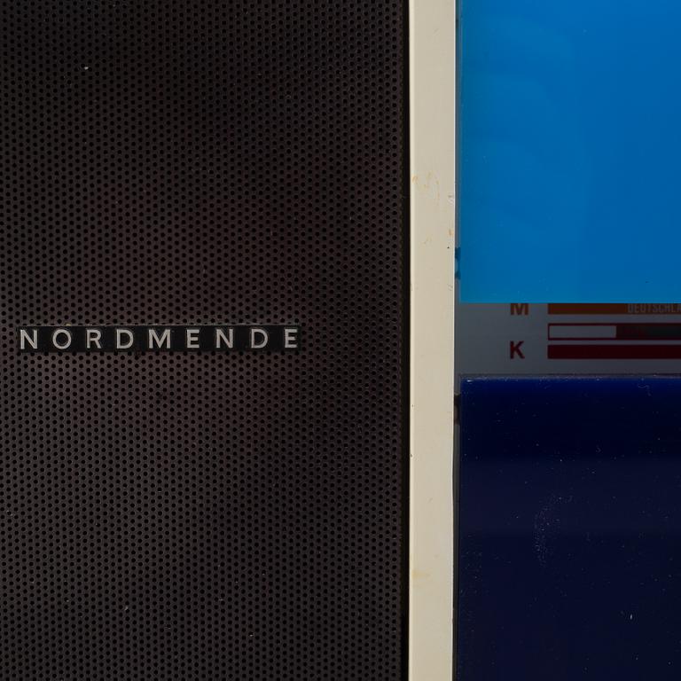 Raymond Loewy, a "Spectea Futura" radio/stereo system, Nordmende, Germany,.