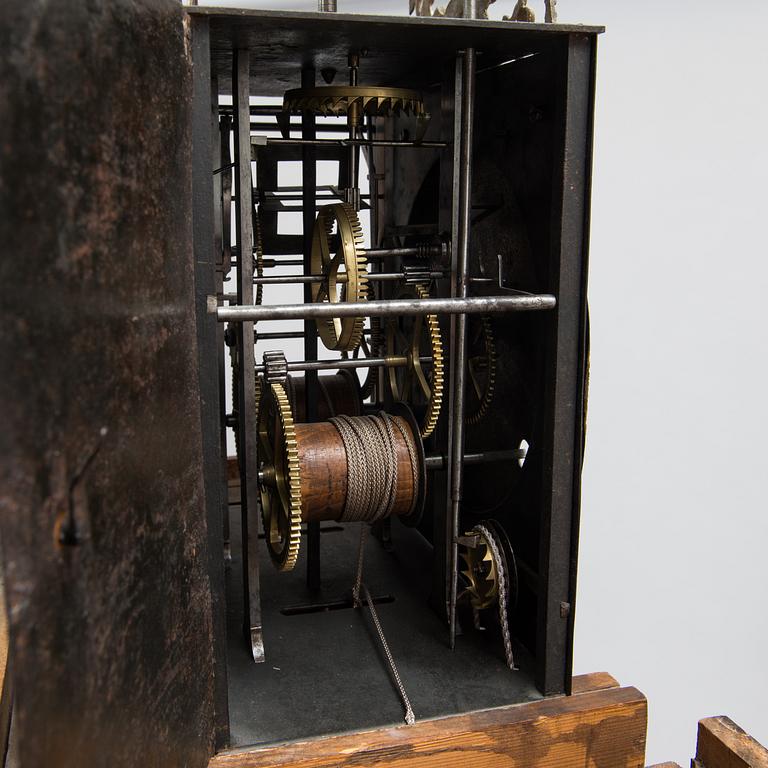 A French mid 18th century Louis XV longcase clock.