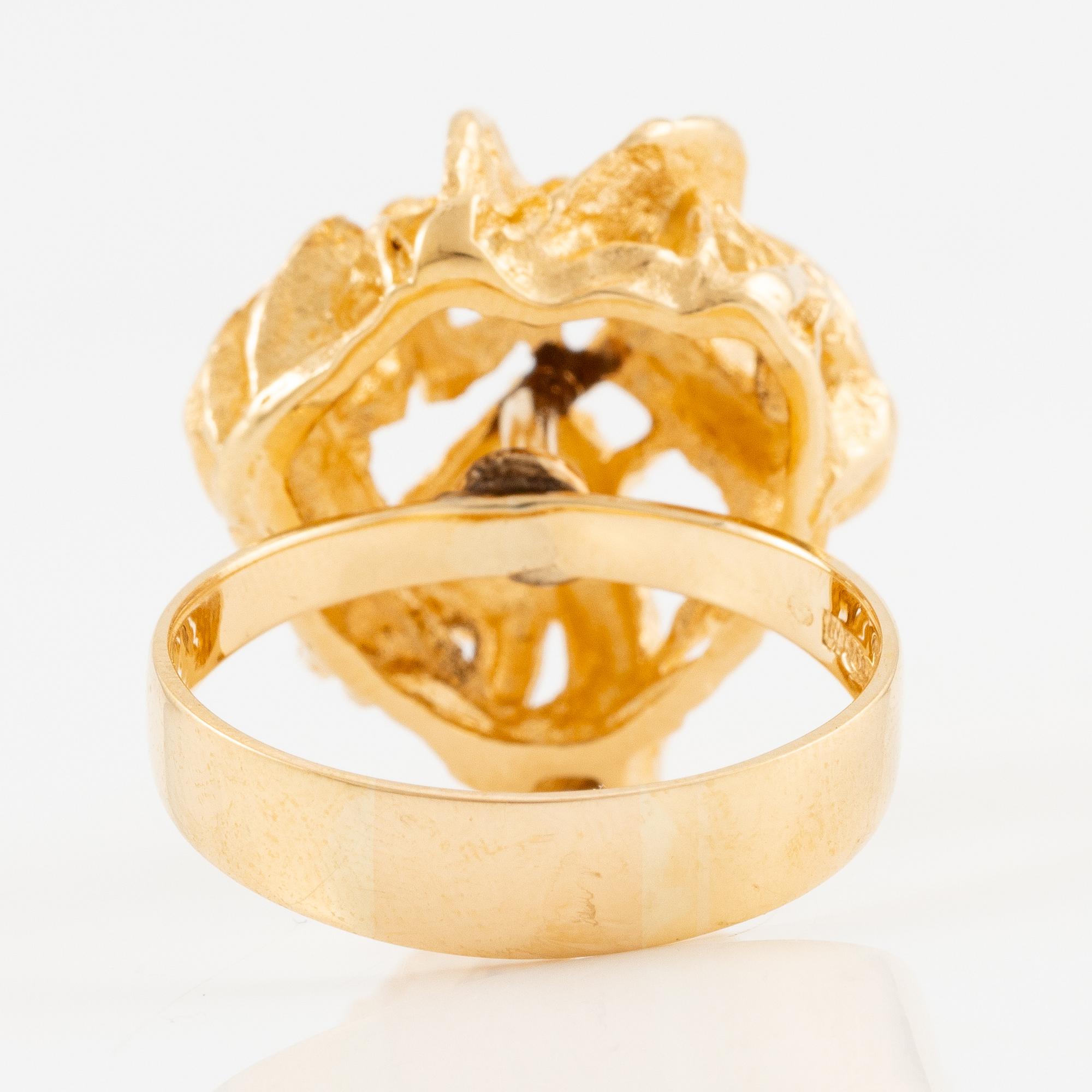 Björn Weckström, a ring 18K gold, for Lapponia.