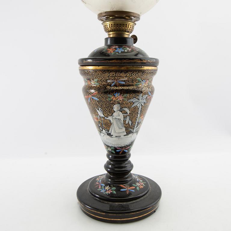 Table foot lamp around 1900.