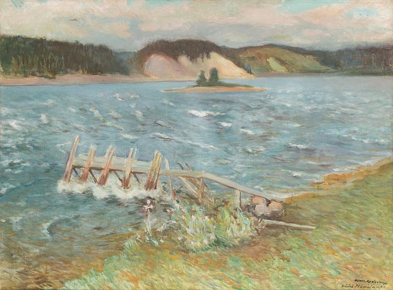 Väinö Hämäläinen, Sjölandskap från Montanlampi.