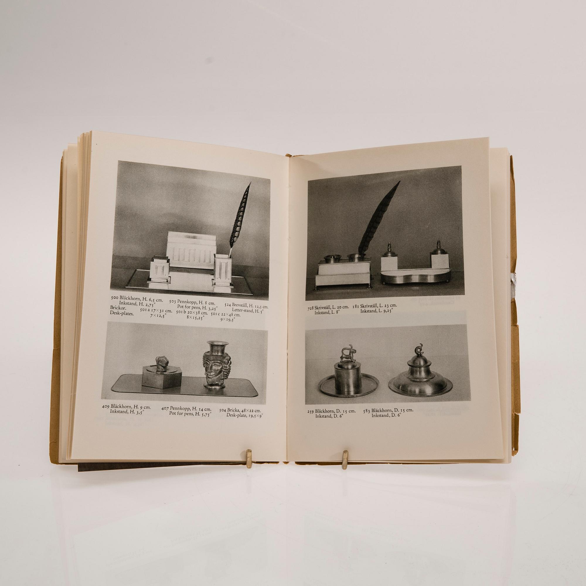 KATALOG, Firma Svenskt Tenn, Stockholm 1931.