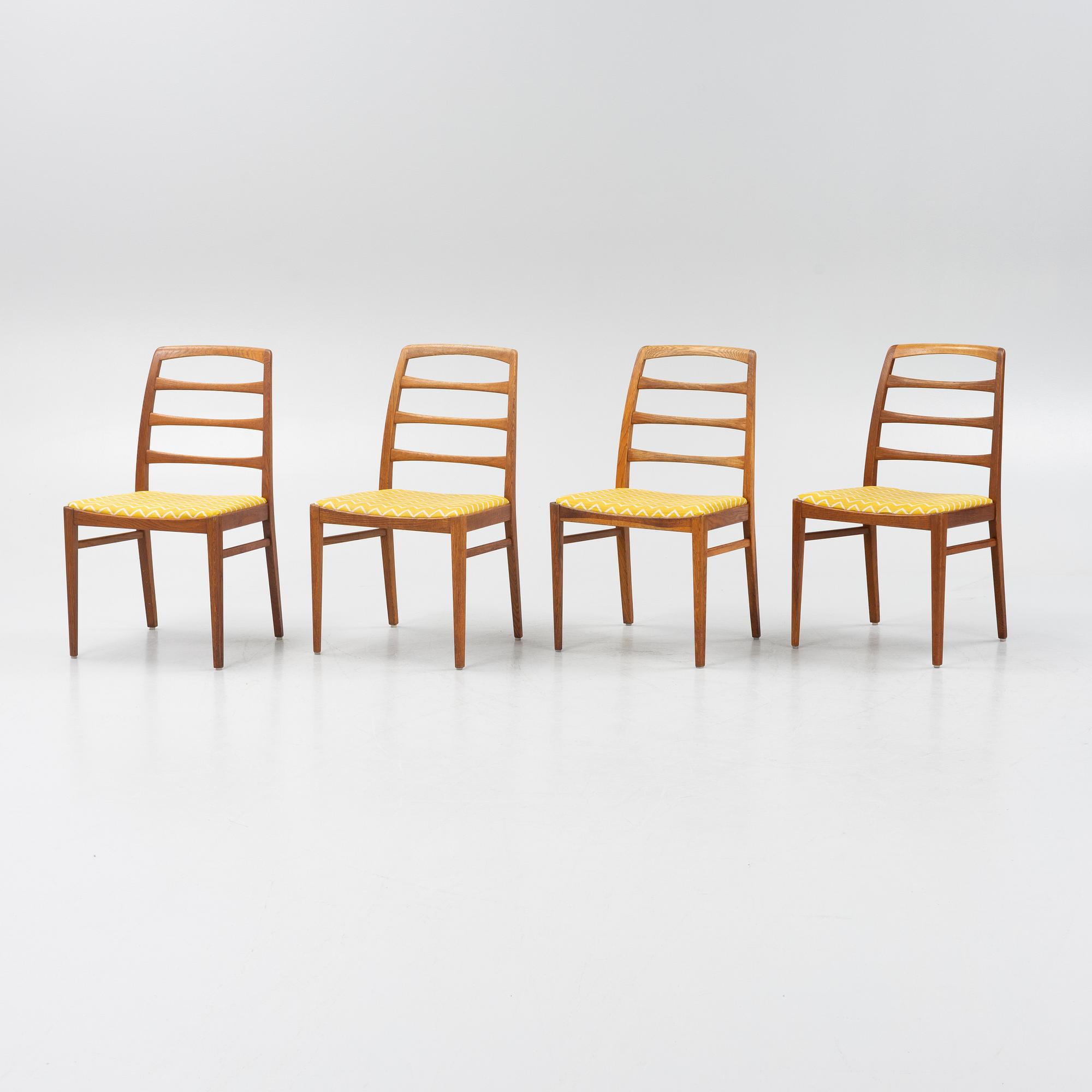 Bertil Fridhagen, stolar, 4 st, Bodafors, 1961-62.