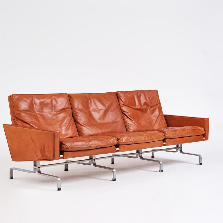 Poul Kjaerholm, a "PK31-3" sofa, E. Kold Christensen, Danmark.