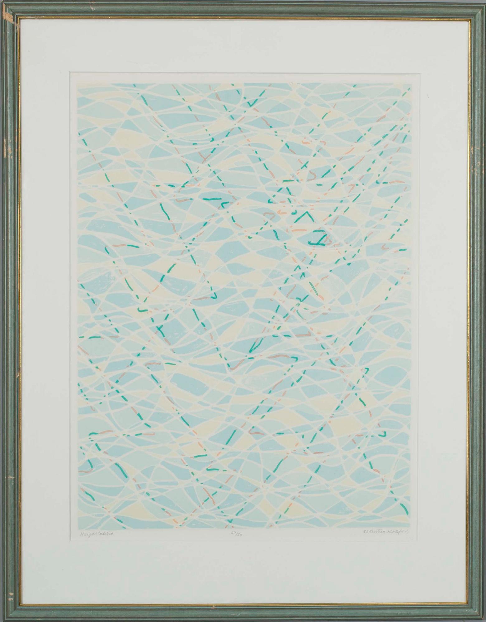 KRISTIAN KROKFORS, litografia, nro 37/50 sign. ja päiv. -83.