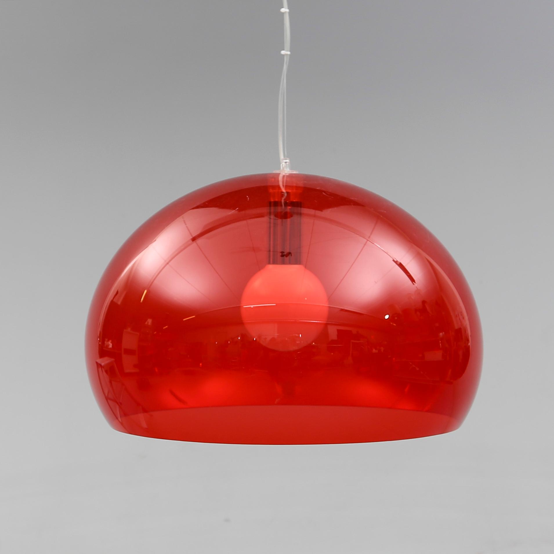 TAKLAMPA, "FL/Y", Ferruccio Laviani, Kartell, Italien. Höjd ca 34 cm.