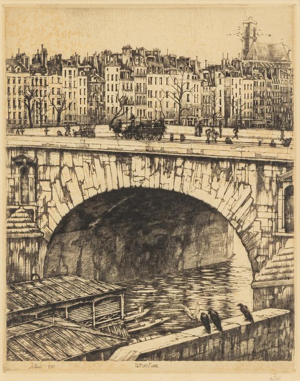 Axel Fridell, "Le Pont Marie".