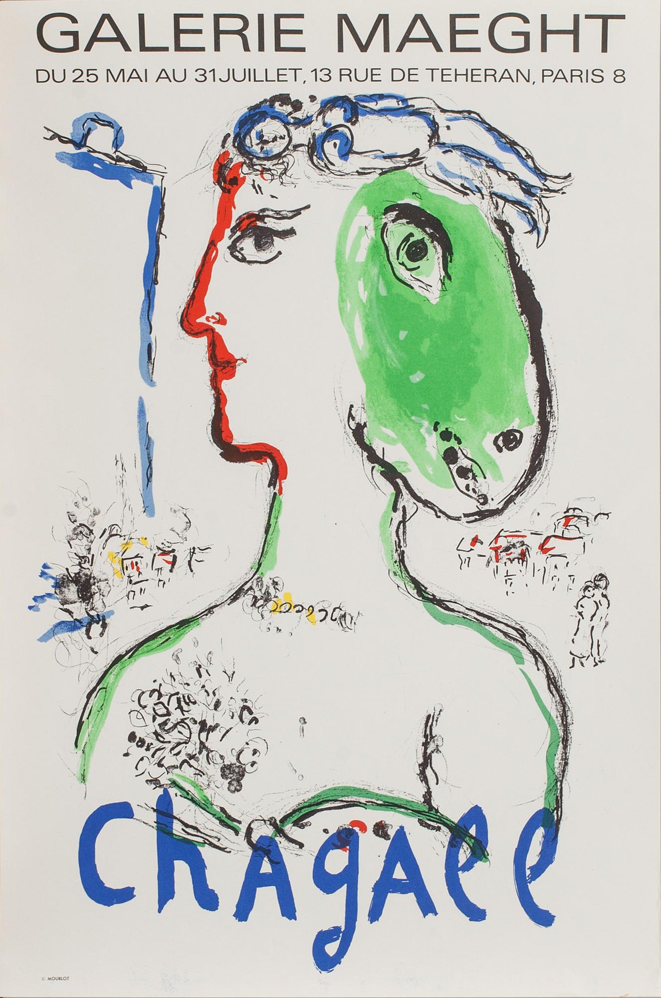 MARC CHAGALL, Mourlot 1972.