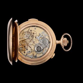 Pocket watch. Audemars Freres. Manually. Gold. Minute repeater. 56mm.