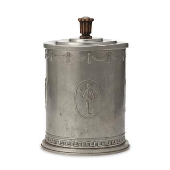 394. A Swedish Grace pewter box, Schreuder & Olsson, Stockholm 1929.