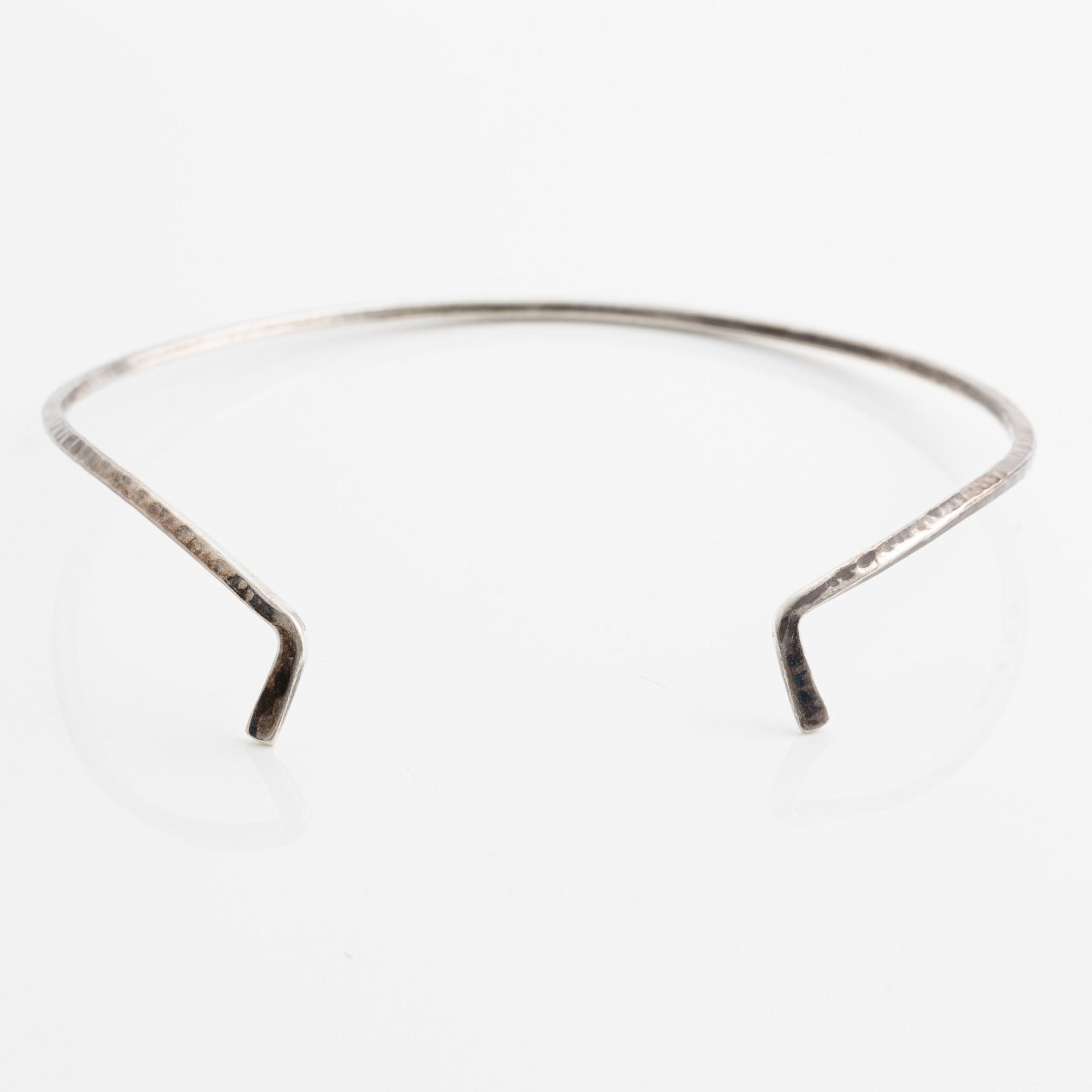 Claës E. Giertta, collier sterlingsilver, Stockholm 1989.