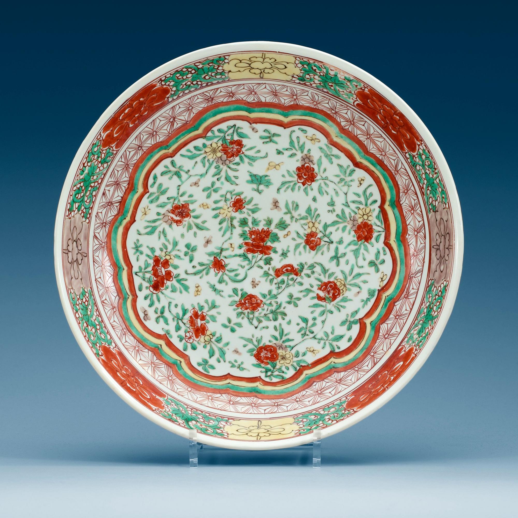 FAT, porslin. Qing dynastin, Kangxi (1662-1722).