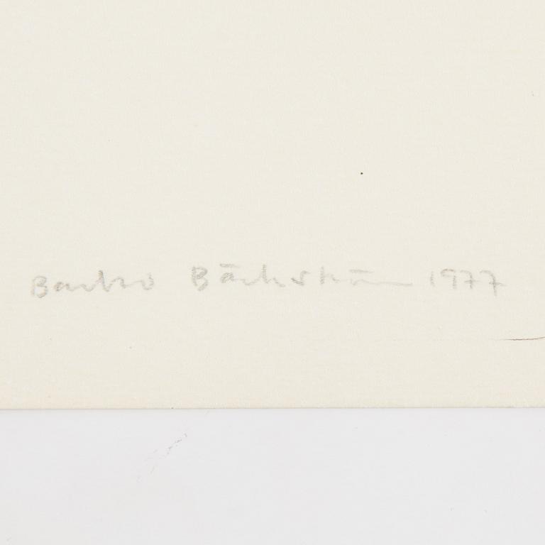 PARTI GRAFIK, 9 delar, mesta dels litografier, b.la C Göran Karlsson, Malcom Morley mm, samtliga signerade.