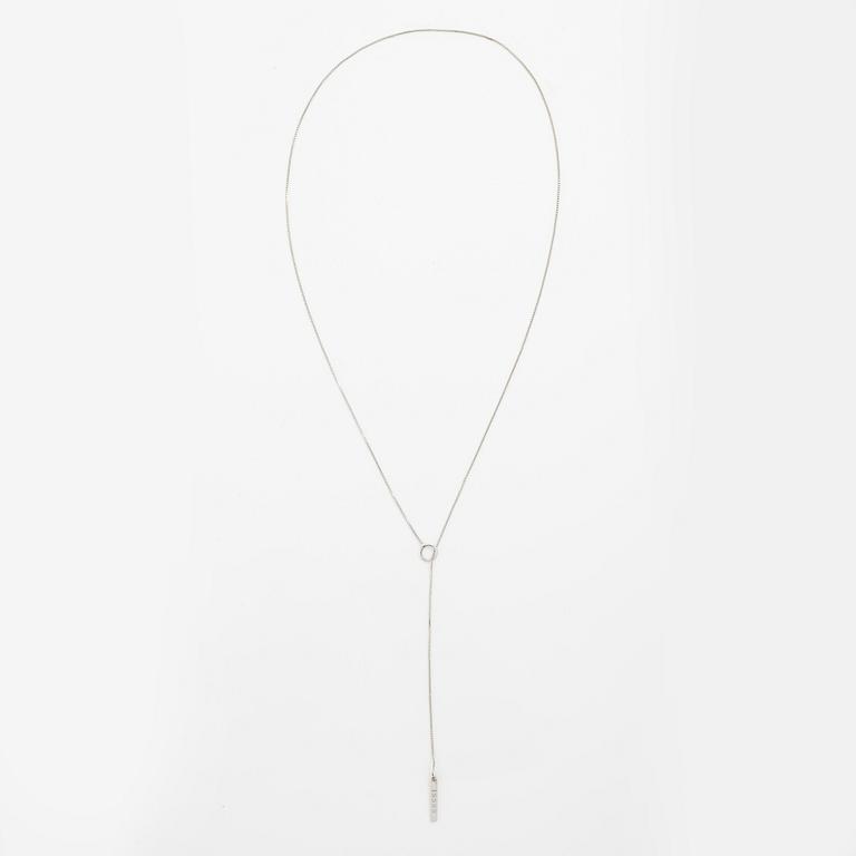Collier, Gucci 18K vitguld.