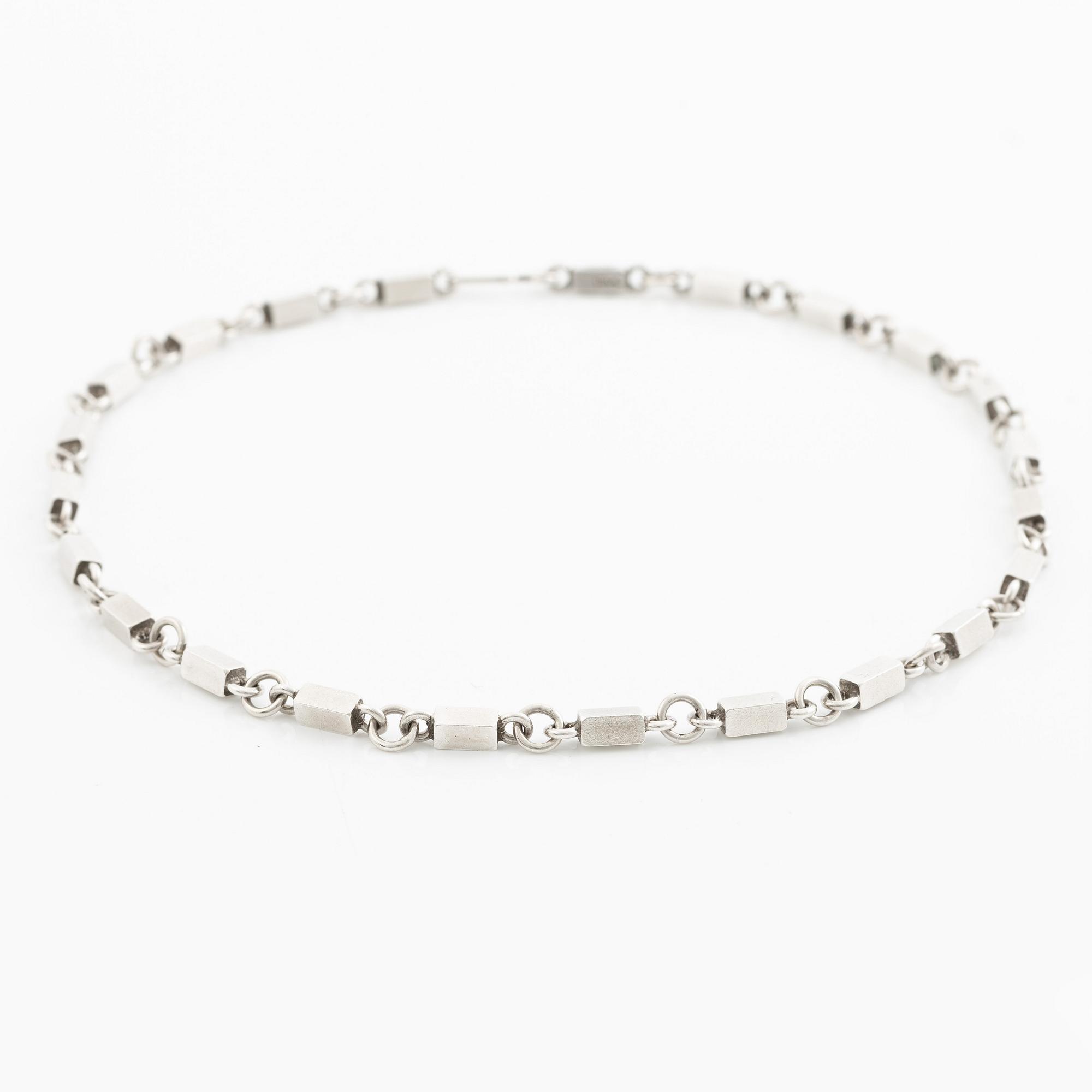 Wiwen Nilsson, a necklace, sterling silver, Lund 1974.