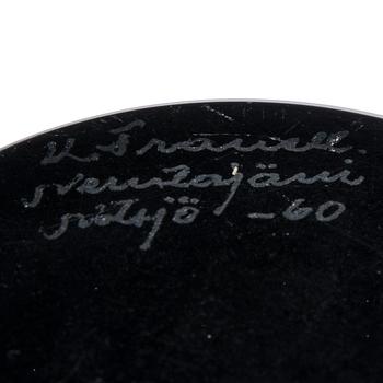 VAS, glas, modell "KF 260", signerad K. Franck Nuutajärvi Notsjö -60. Formgiven 1959.
