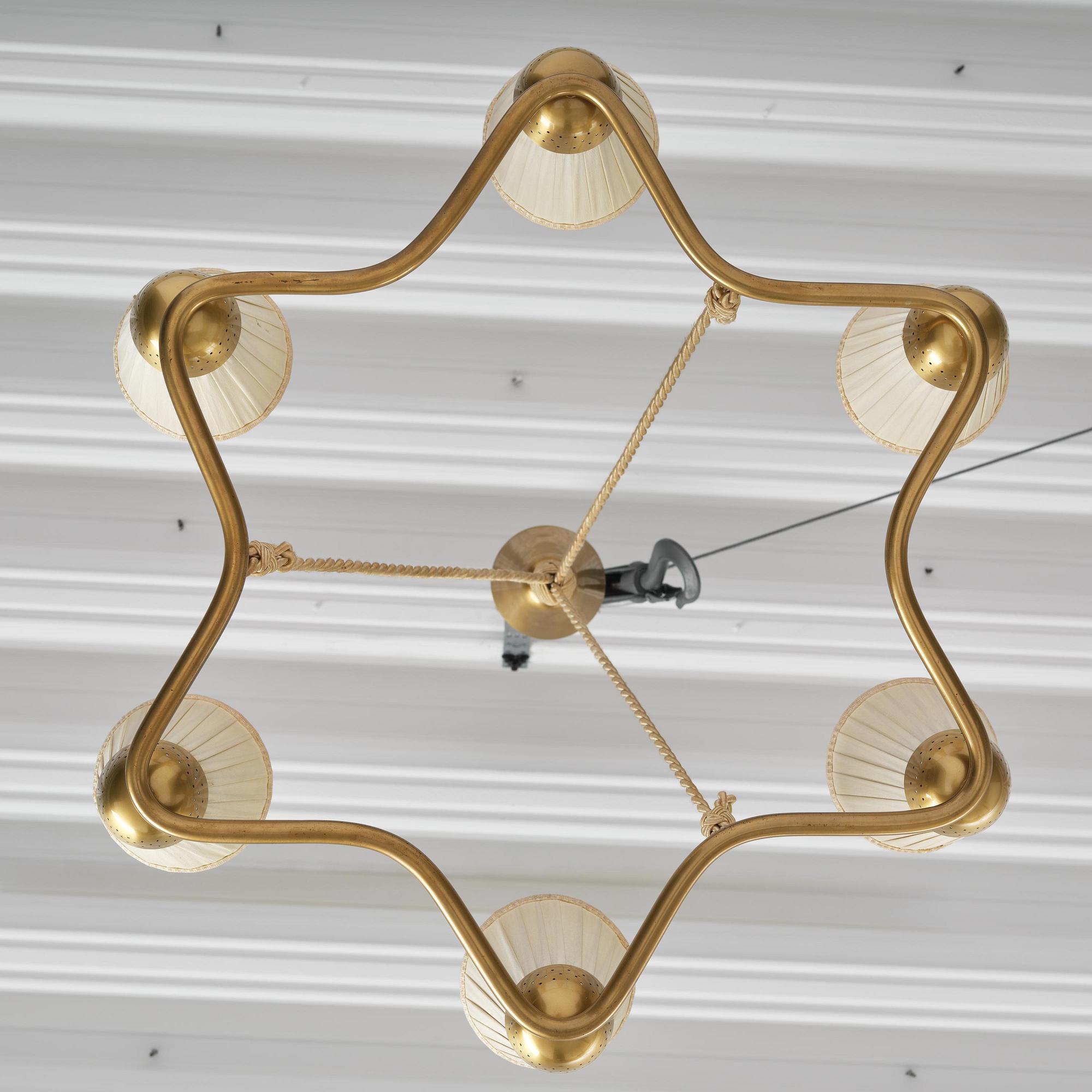 Bergboms, taklampa, Swedish Modern, Malmö, 1950-tal.