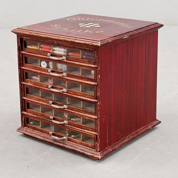 SKRIN FÖR SYTRÅD, Gütermann's, 1900-tal.