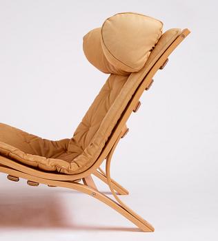 Arne Norell, a 'Scandi', easy chair and ottoman, Norell Möbel AB, Sweden 1970s.