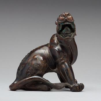 FIGURIN, brons. Mytologiskt djur, 1600-tal.
