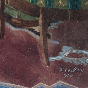 RUDOLF CARLBORG, Watercolour, signed R. Carlborg and dated 1950.