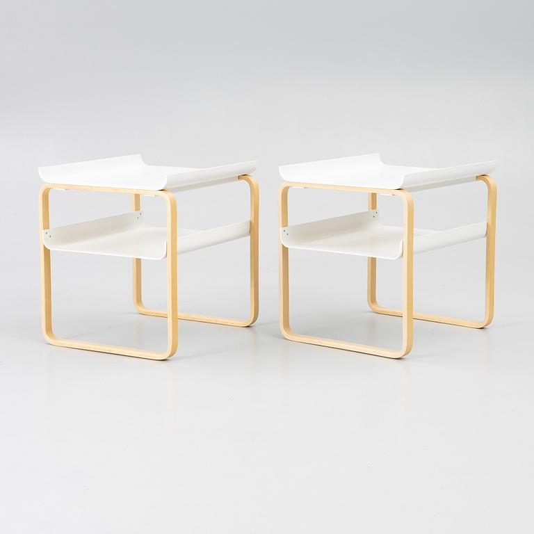 Alvar Aalto, a pair of model 915 side tables. Artek, 2002.
