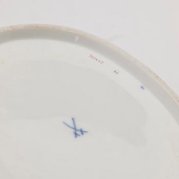 Meissen, Terrin samt lockask, porslin, 1900-tal.