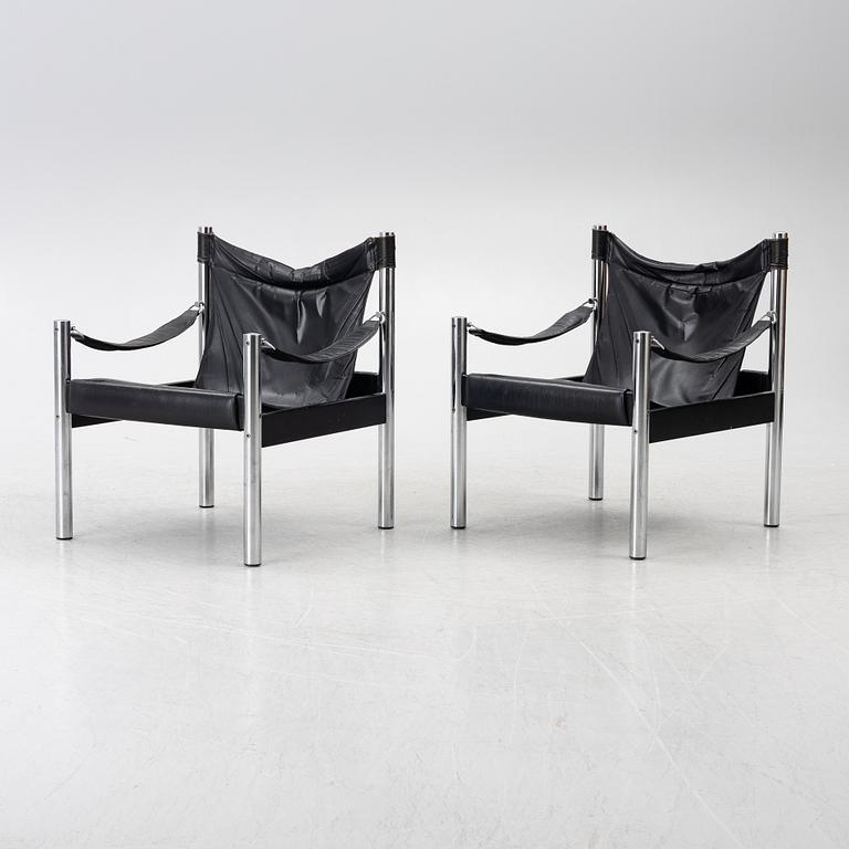 A pair of armchairs, Johansson Design, Markaryd, second half of the 20th century.