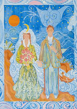 Mårten Andersson, lithograph in colours, 1990, signed 75/360.