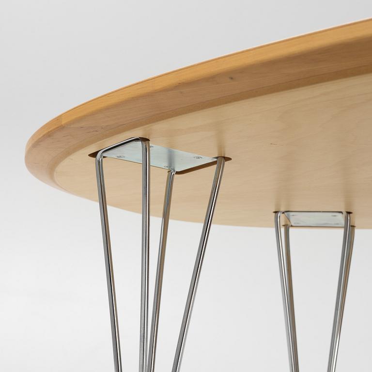 Bruno Mathsson, & Piet Hein, soffbord, "Superellips", Fritz Hansen, Danmark.