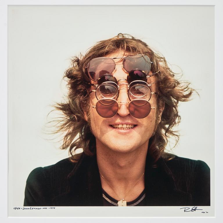 Bob Gruen, "John Lennon, NYC", 1974.
