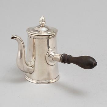 GUSTAF MÖLLENBORG, a silver milk jug from Stockholm, 1844.