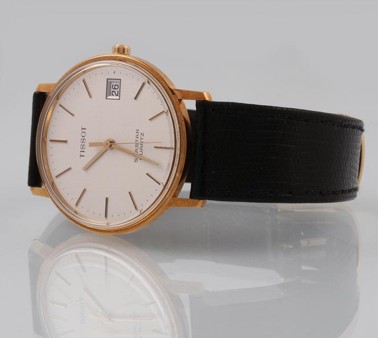 ARMBANDSUR, 18 k guld, "seastar", Tissot, 1900-talets senare del.