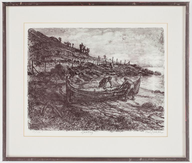 KARL ERIK HARR,  litografi, sign o numr 51/100.