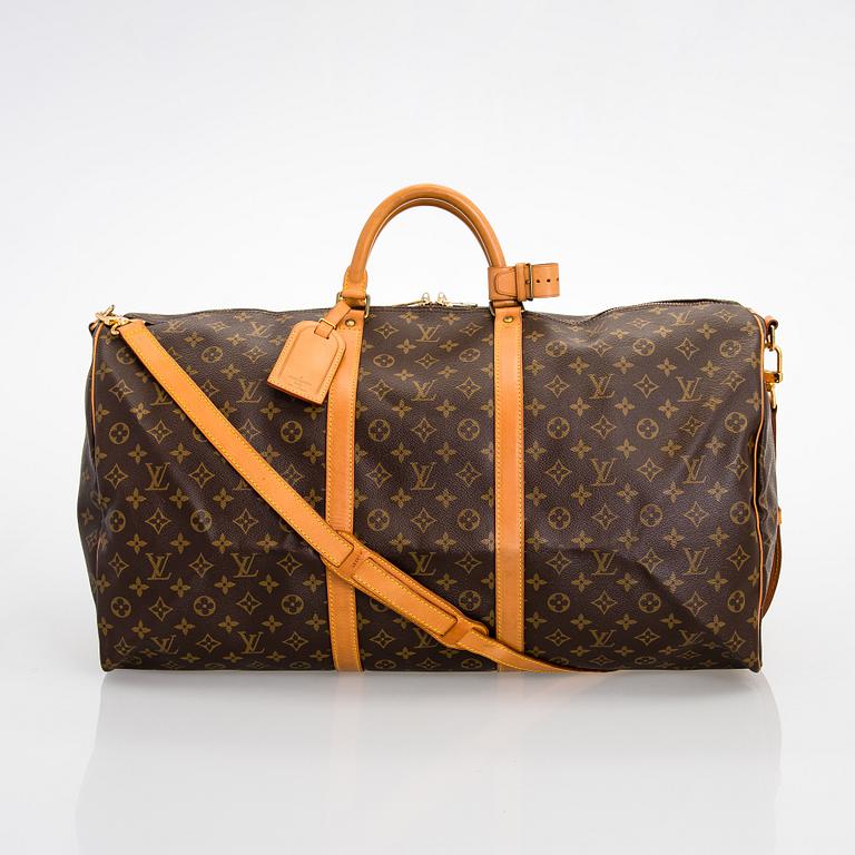 Louis Vuitton, a monogram 'Keepall 60 Bandoulière' Weekendbag.