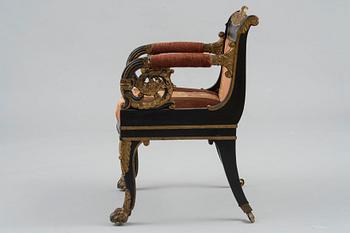 A RUSSIAN ARMCHAIR.