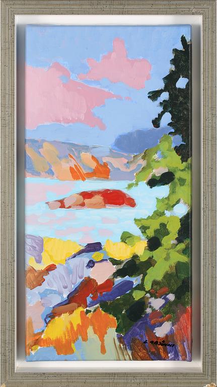 LARS BJÖNNI, olja på duk, signerad.