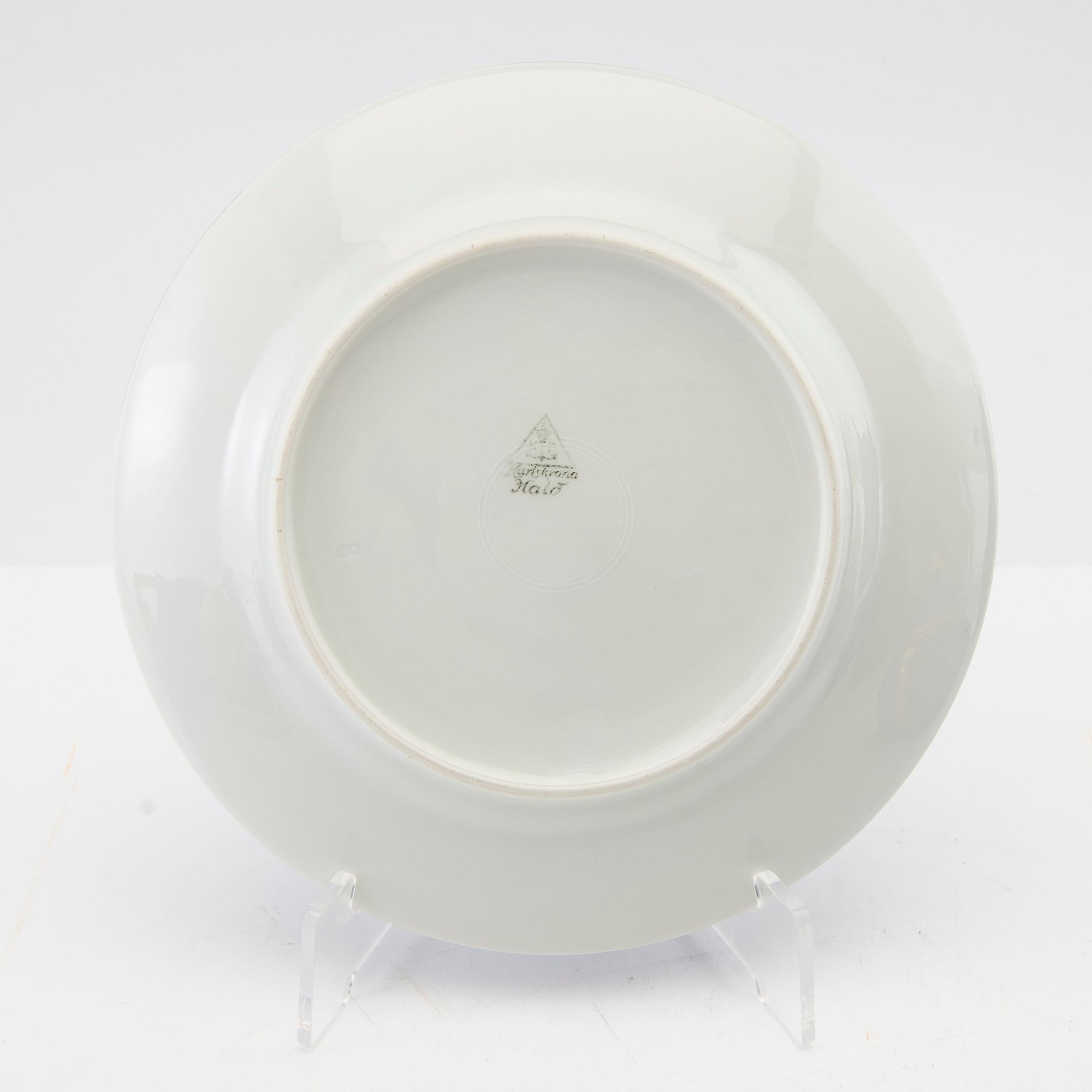 Edward Hald, coffee service 26 pcs Karlskrona early 20th century porcelain.
