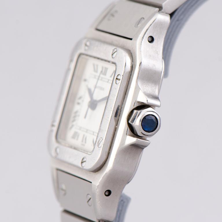 Cartier, Santos, armbandsur, 22 x 24 mm.