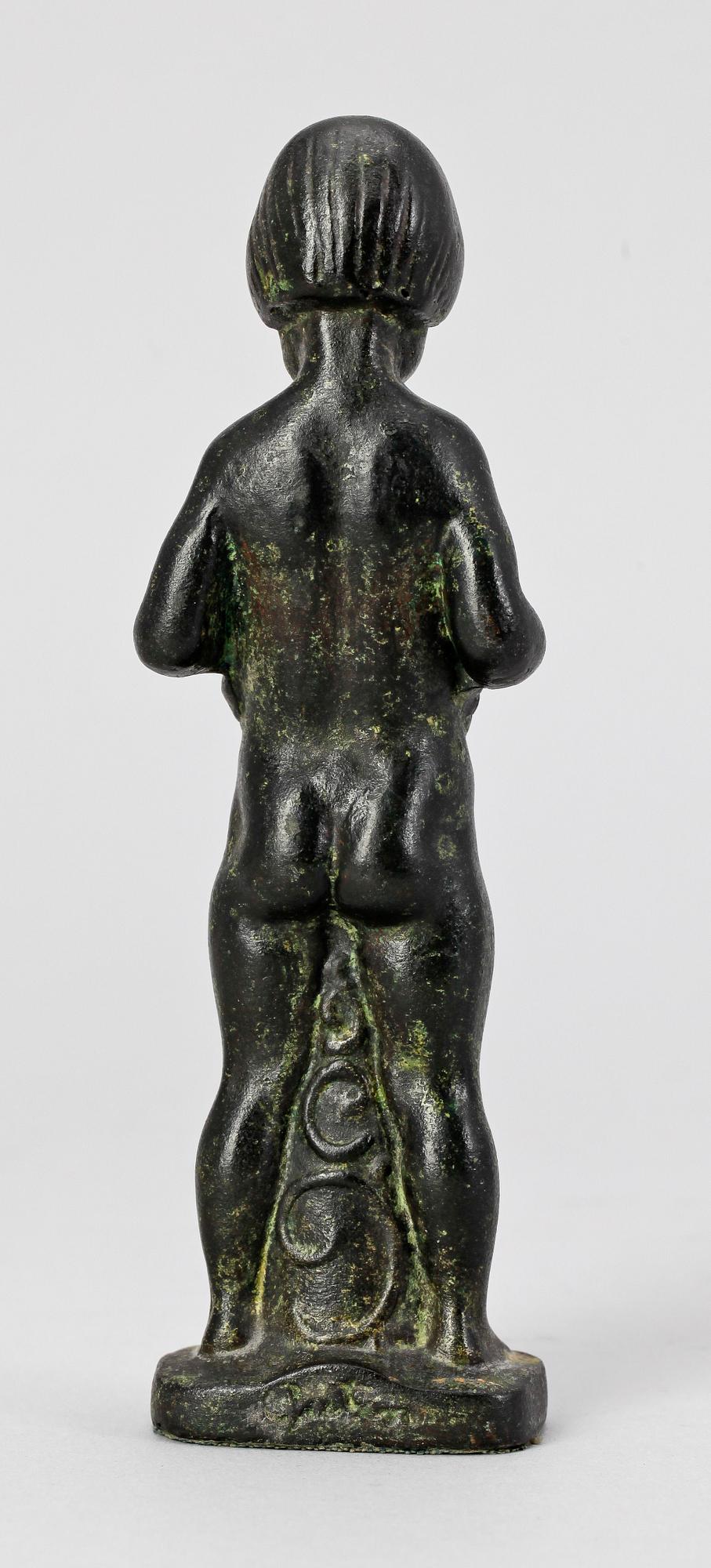 AXEL GUTE, skulptur, brons. Sign.