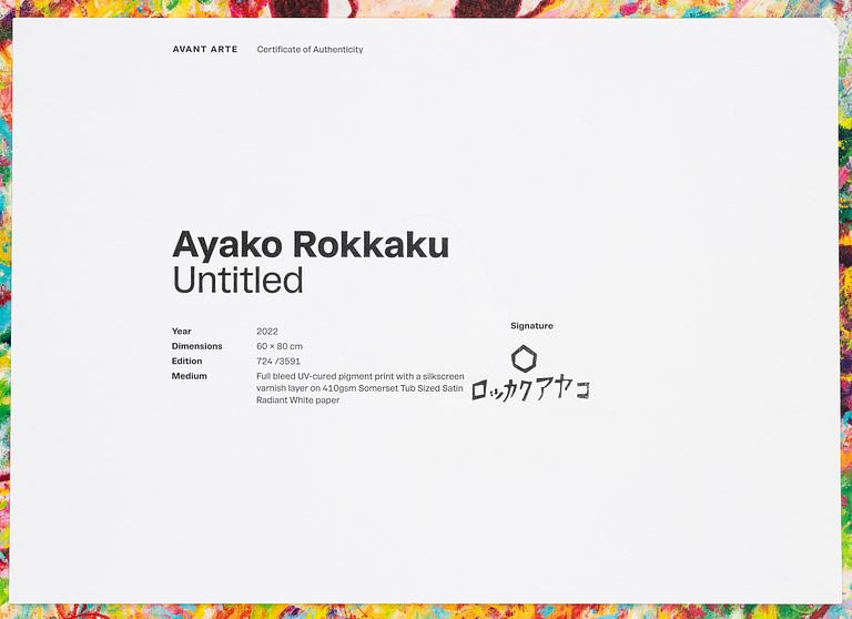 Ayako Rokkaku, Untitled.