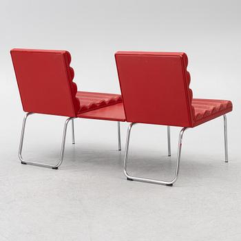 Gunilla Allard, stolar/soffa med bordsdel, "Chicago", Lammhults.