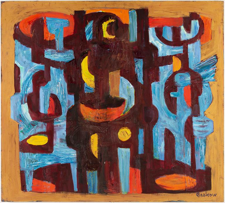 BO BESKOW, oil on canvas, signed Beskow.