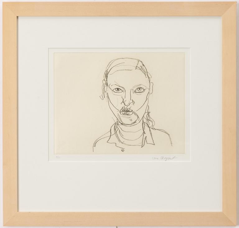 Lena Cronqvist, "Grimaser III".