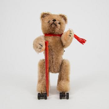 A Schuco "Rolly" teddybear Germany c. 1950.