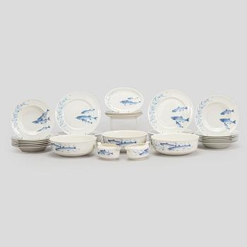 A 37-piece 'Pescara' dinner service, Villeroy & Boch, Luxembourg 1991.