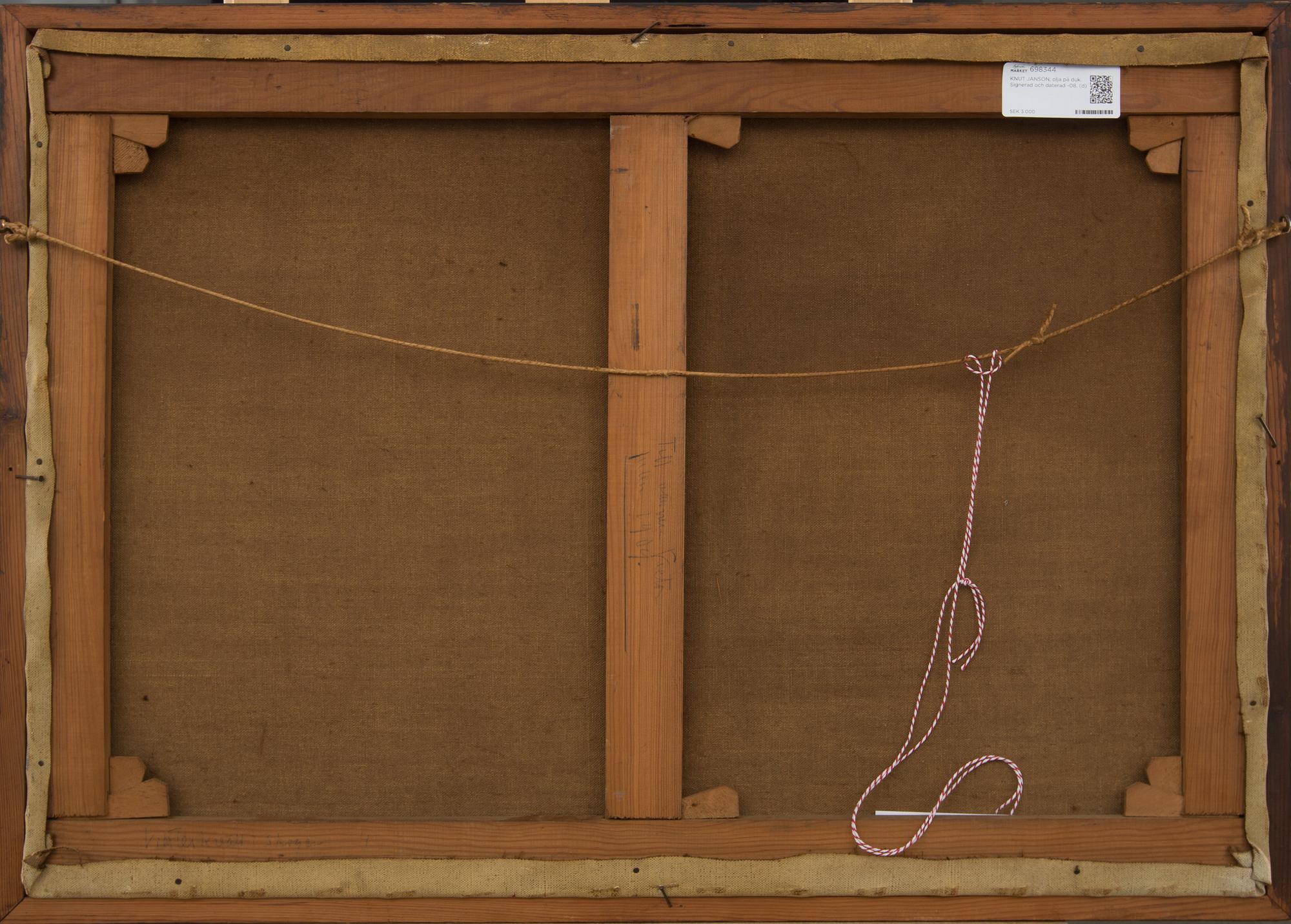 KNUT JANSON, olja på duk. Signerad och daterad -08.